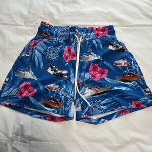 Tropical Coast Guard Board Shorts